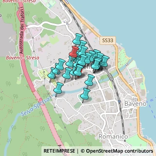 Mappa Via Donne della Resistenza, 28831 Baveno VB, Italia (0.22857)