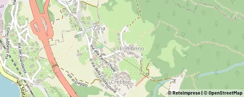 Mappa Abbadia Lariana