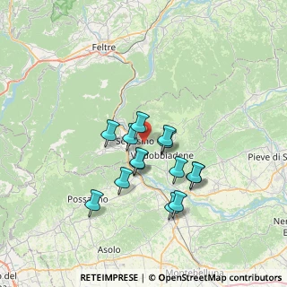Mappa Via Francia, 31040 Segusino TV, Italia (5.725)