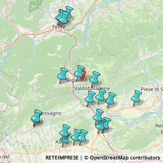 Mappa Via Francia, 31040 Segusino TV, Italia (10.211)