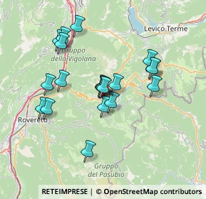 Mappa Via Galileo Galilei, 38064 Folgaria TN, Italia (6.1485)