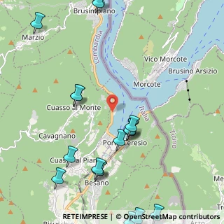 Mappa Via Casa Mora, 21050 Porto Ceresio VA, Italia (2.9335)
