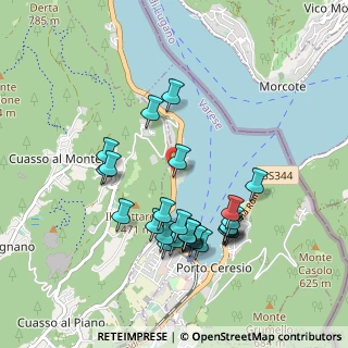 Mappa Via Casa Mora, 21050 Porto Ceresio VA, Italia (0.91962)