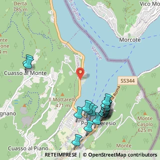 Mappa Via Casa Mora, 21050 Porto Ceresio VA, Italia (1.235)