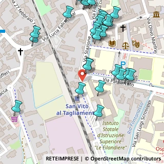 Mappa Via Stazione, 33078 San Vito al Tagliamento PN, Italia (0.14483)