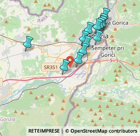 Mappa Via Andrey, 34170 Gorizia GO, Italia (3.64154)