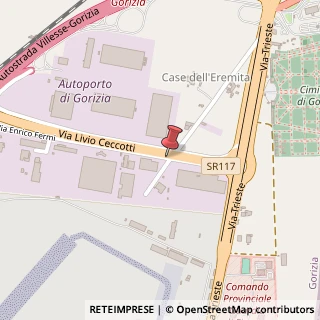 Mappa Via dell'Industria, 25, 34170 Gorizia, Gorizia (Friuli-Venezia Giulia)