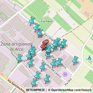 Mappa Via G. Fedrigoni, 38062 Arco TN, Italia (0.09259)