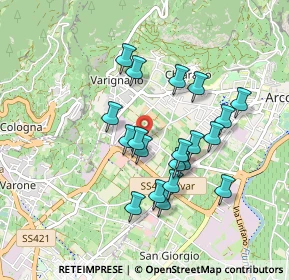 Mappa Via della Croseta, 38062 Arco TN, Italia (0.7835)