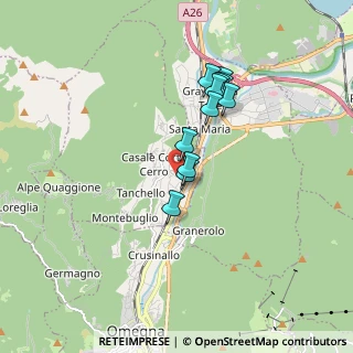 Mappa Via Gabbio, 28881 Casale Corte Cerro VB, Italia (1.36364)