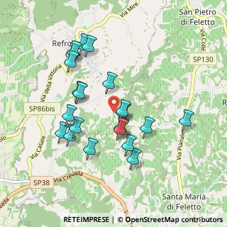 Mappa Via Colvendrame, 31020 Refrontolo TV, Italia (0.8619)