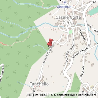 Mappa Via Montebuglio, 22, 28881 Casale Corte Cerro, Verbano-Cusio-Ossola (Piemonte)