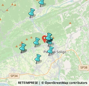 Mappa Via dei Bert, 31010 Farra di Soligo TV, Italia (2.75455)