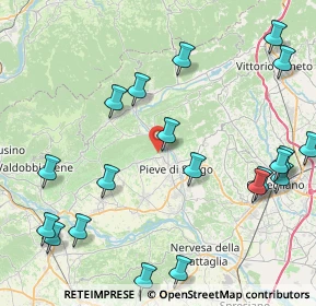 Mappa Via dei Bert, 31010 Farra di Soligo TV, Italia (10.5215)