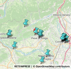 Mappa Via dei Bert, 31010 Farra di Soligo TV, Italia (9.701)