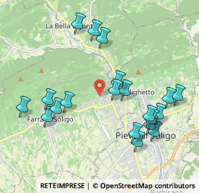 Mappa Via dei Bert, 31010 Farra di Soligo TV, Italia (2.1015)