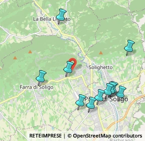 Mappa Via dei Bert, 31010 Farra di Soligo TV, Italia (2.26636)