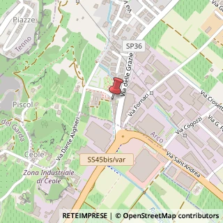 Mappa Via Dante Alighieri, 1, 38062 Arco, Trento (Trentino-Alto Adige)