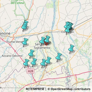 Mappa Via Montello, 33078 San Vito al Tagliamento PN, Italia (7.79895)
