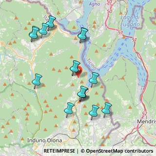 Mappa Via al Mulino, 21050 Cuasso al Monte VA, Italia (4.04471)