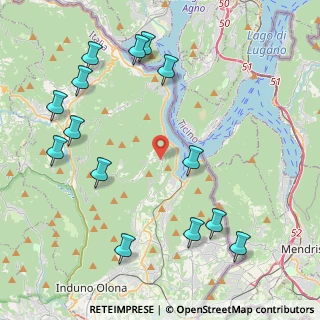 Mappa Via al Mulino, 21050 Cuasso al Monte VA, Italia (5.07214)