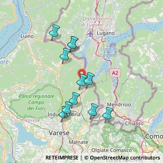 Mappa Via al Mulino, 21050 Cuasso al Monte VA, Italia (6.80364)
