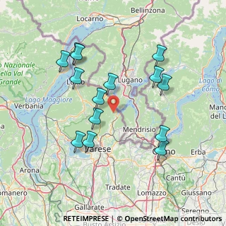 Mappa Via al Mulino, 21050 Cuasso al Monte VA, Italia (14.73429)