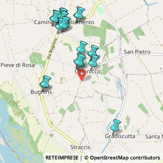 Mappa Via Grintis, 33030 Camino al Tagliamento UD, Italia (1.21154)