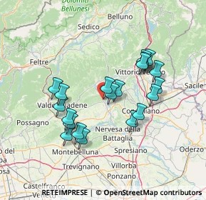 Mappa Via Alessandro de Toffoli, 31010 Farra di Soligo TV, Italia (12.7585)