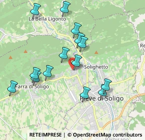 Mappa Via Alessandro de Toffoli, 31010 Farra di Soligo TV, Italia (1.90214)