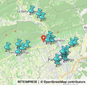 Mappa Via Alessandro de Toffoli, 31010 Farra di Soligo TV, Italia (2.0515)