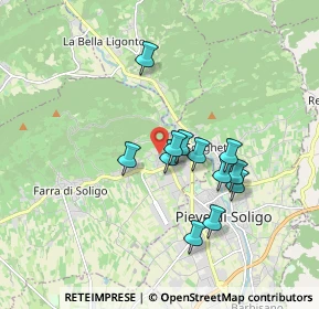 Mappa Via Alessandro de Toffoli, 31010 Farra di Soligo TV, Italia (1.4525)