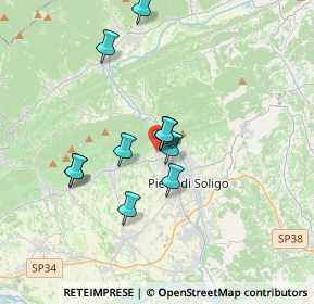 Mappa Via Alessandro de Toffoli, 31010 Farra di Soligo TV, Italia (2.75182)