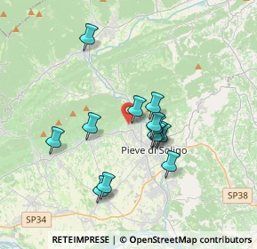 Mappa Via Alessandro de Toffoli, 31010 Farra di Soligo TV, Italia (2.90923)