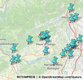 Mappa Via Alessandro de Toffoli, 31010 Farra di Soligo TV, Italia (9.394)