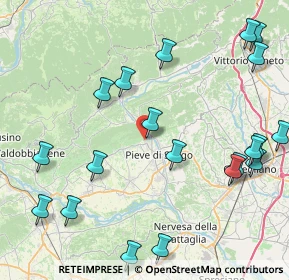 Mappa Via Alessandro de Toffoli, 31010 Farra di Soligo TV, Italia (10.4665)