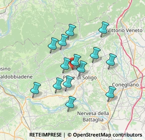Mappa Via Alessandro de Toffoli, 31010 Farra di Soligo TV, Italia (5.94714)