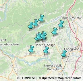 Mappa Via Alessandro de Toffoli, 31010 Farra di Soligo TV, Italia (4.71417)