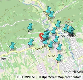 Mappa Via Alessandro de Toffoli, 31010 Farra di Soligo TV, Italia (0.848)