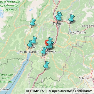 Mappa Via Conti Lodron, 38060 Nogaredo TN, Italia (12.45308)