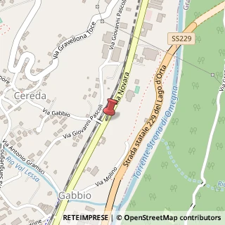 Mappa Strada Privata Strona,  3, 28881 Casale Corte Cerro, Verbano-Cusio-Ossola (Piemonte)