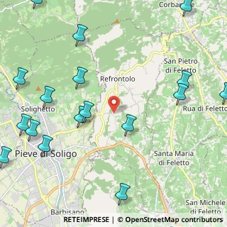 Mappa Via Federa, 31020 Refrontolo TV, Italia (3.01824)