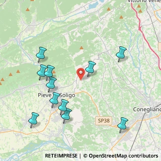 Mappa Via Federa, 31020 Refrontolo TV, Italia (4.48455)