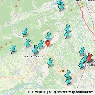 Mappa Via Federa, 31020 Refrontolo TV, Italia (5.338)