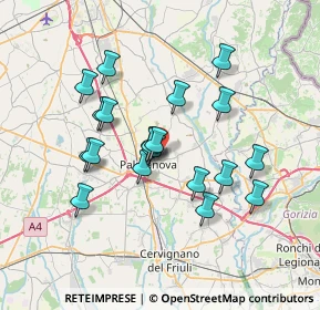 Mappa Via Guglielmo Marconi, 33057 Palmanova UD, Italia (6.181)