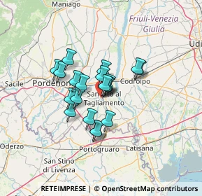 Mappa Via Solitaria, 33078 San Vito al Tagliamento PN, Italia (8.7125)