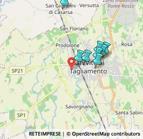 Mappa Via Solitaria, 33078 San Vito al Tagliamento PN, Italia (2.75077)