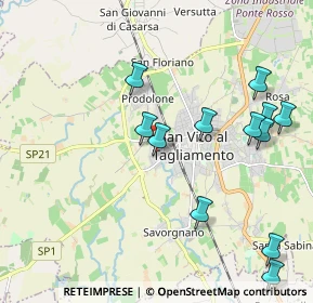 Mappa Via Solitaria, 33078 San Vito al Tagliamento PN, Italia (2.22333)