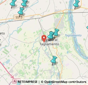 Mappa Via Solitaria, 33078 San Vito al Tagliamento PN, Italia (6.11308)