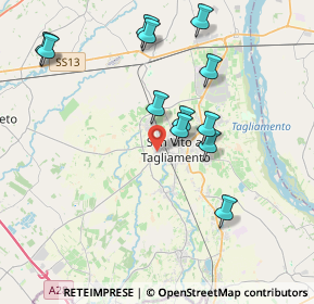 Mappa Via Solitaria, 33078 San Vito al Tagliamento PN, Italia (3.8875)